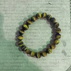 天然石ブレスレット イエロータイガーアイ チンターマニセット