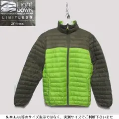 m21654・L★TULTEX★メンズダウンジャケット2色切替・訳有格安
