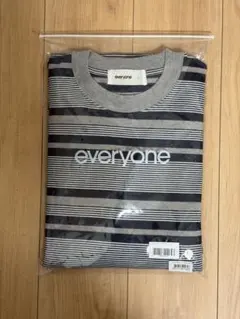 everyone border long sleeve tee shirt 限定