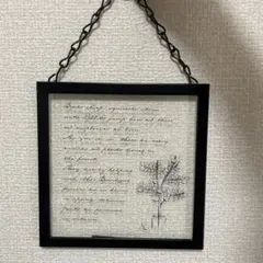 【即配送】ウォールフォトフレーム　15㎝×15㎝　チェーン付き