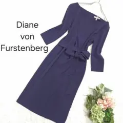 美品 Diane von Furstenberg 4 ワンピース ベルト タイトのサムネイル