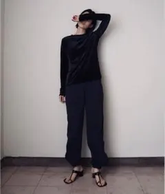 enof nylon pants BLACK Mサイズ