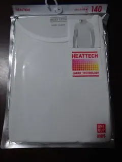 UNIQLO HEATTECH 半袖シャツ 140 ホワイト