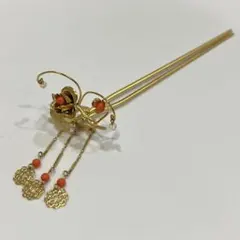 簪 ゴールド系 和装 髪飾り