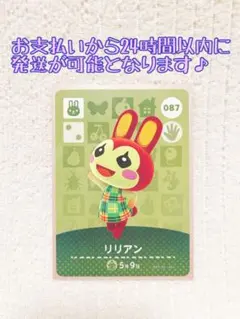 未使用.あつ森amiiboカード.リリアン