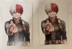 僕のヒーローアカデミア 42巻特典ポストカード 轟焦凍 2枚セット