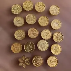 金色シーリングスタンプ 16個セット