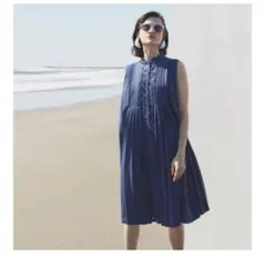 セルフォード　Aラインプリーツワンピース