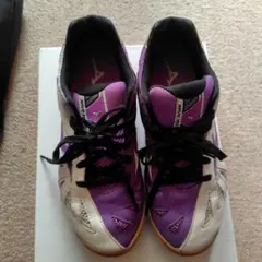 mizuno wave drive　卓球シューズ　紫