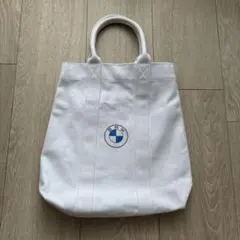 BMW バッグ　まちつき　ノベルティ　ホワイト