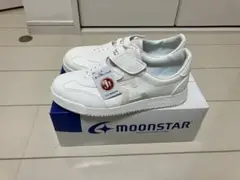 MOONSTAR JAGUAR ホワイト室内外用シューズ 25.5