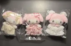 サンリオ　マイメロディ マスコットホルダー（レディマイメロディ） 3点セット
