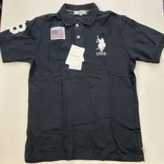 U.S. POLO ASSN. ポロシャツ ブラック Lサイズ