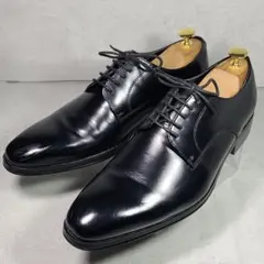 25cm【プリムローズ・ヒル　ロンドン】プレーントゥ　ビジネスシューズ　ブラック