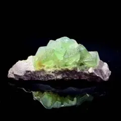 【極上モランディグリーン/強蛍光】内モンゴル産 フローライト 蛍石 鉱物標本
