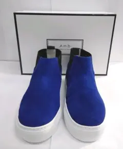 春お得セールAmb エーエムビー スウェ－ド　スニーカーブーツ新品22.5センチ