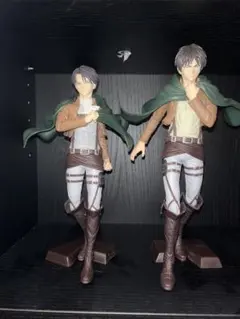 進撃の巨人 リヴァイ&エレンフィギュア 2体セット
