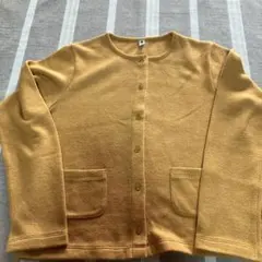 UNIQLO カーディガン 150マスタードイエロー