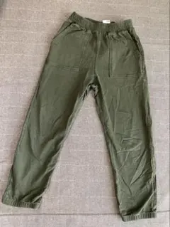 UNIQLO キッズ ロングパンツ カーキ 130
