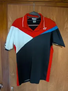 YONEX ポロシャツ VERYCOOL Lサイズ レッド ブラックのサムネイル