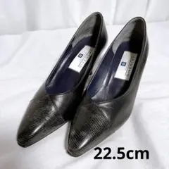 ジバンシー GIVENCHY パイソン型押しハイヒール　パンプス 黒 日本製のサムネイル