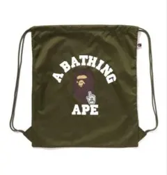 A BATHING APE ナップサック　オリーブカーキ　新品未使用のサムネイル