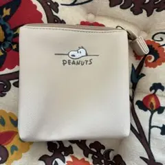 PEANUTS スヌーピーポーチ ベージュ