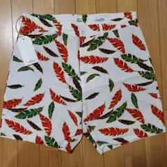 ベドウィン　ショートパンツ　未使用タグ付き　Lサイズ　アロハ　ショーツ　リーフ柄のサムネイル