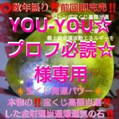 YOU-YOU☆プロフ必読☆専用2個セット
