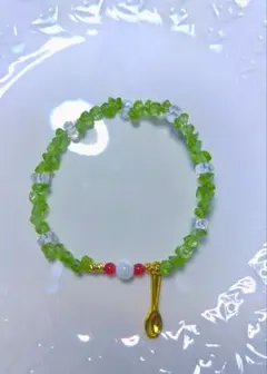 天然石 ペリドット 和田玉のブレスレット - メルカリ
