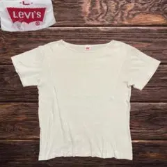 【激レア】80s Levi's リーバイス Tシャツ L 刺繍ロゴ LVC