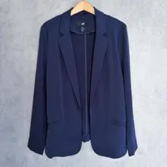 H&M テーラードジャケット ネイビー EUR38のサムネイル