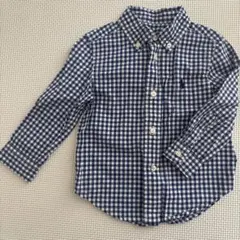 Ralph Lauren ネイビー・ホワイト チェックシャツ 85