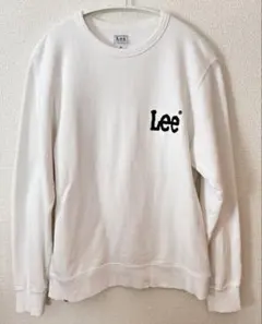 Lee ホワイト スウェット　トレーナー　ワンポイント