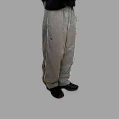 00s nike nylon track pants wide テック　y2k