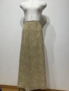 未使用　CORDIER　ペイズリー柄　ロングスカート
