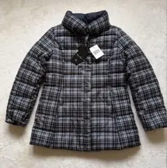 ✨冬物物処分セールお値下げ‼️✨ 新品未使用ダウンコート　チェック柄 リバーシブル