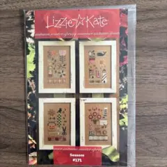 【新品・廃盤】リジーケイト クロスステッチ図案 四季サンプラー 希少