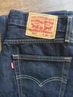 値下！新品未使用Levi's 555 リーバイスW28 L32 ダークインディゴ