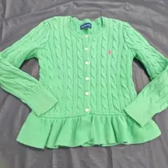 Ralph Lauren カーディガン 6サイズ グリーン
