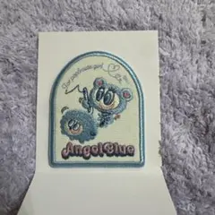 エンジェルブルー 刺繍ステッカー