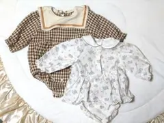 ベビー冬服　ロンパース 70cm　2枚セット