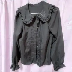 クロミ 長袖 ブラウス ブラック