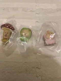 こびとづかん　おすわりマスコット　3点セット