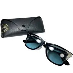 人気✨RayBan RB2132F 601-S 78 偏光 ブルー ブラック - メルカリ