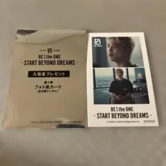 BE:FIRST 映画第3弾 入場特典 フォト風カード SHUNTO シュント