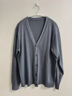無印良品 グレー カーディガン
