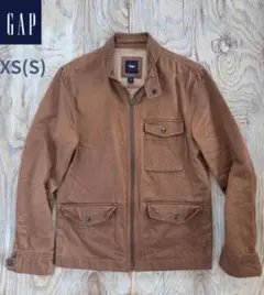 GAP コットンジャケット ワークジャケット ブラウン メンズXS 古着