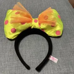 ミニーマウス カチューシャ イエロー・ピンク