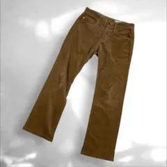 theoryセオリー　コーデュロイストレートパンツ　カジュアルブラウン30（B3